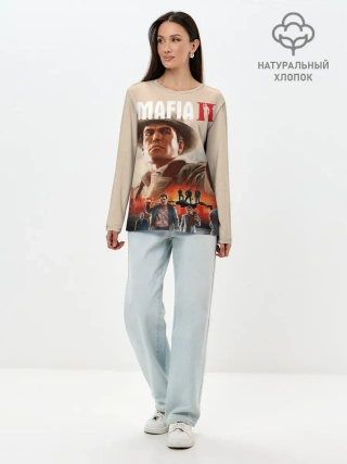 Лонгслив женский. Хлопок / Mafia II