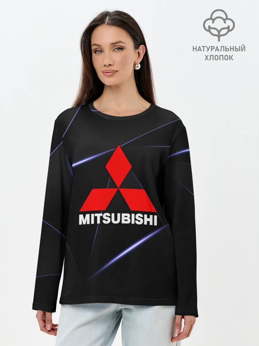Лонгслив женский. Хлопок / MITSUBISHI