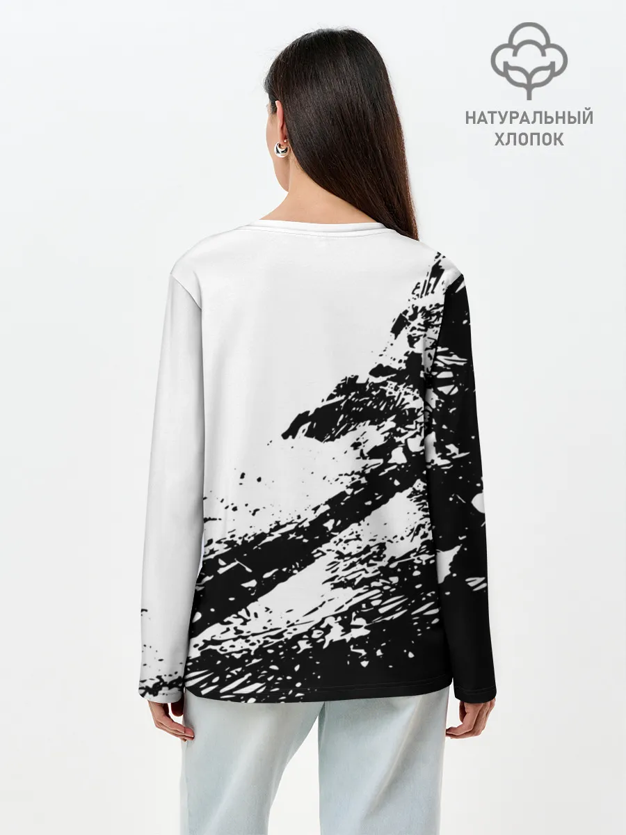 Лонгслив женский. Хлопок / Deep Purple