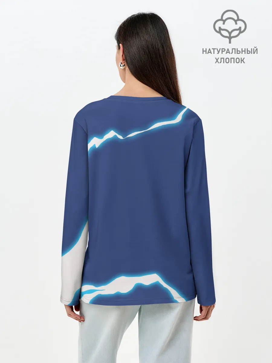 Лонгслив женский. Хлопок / Молния HH Киллуа Золдик