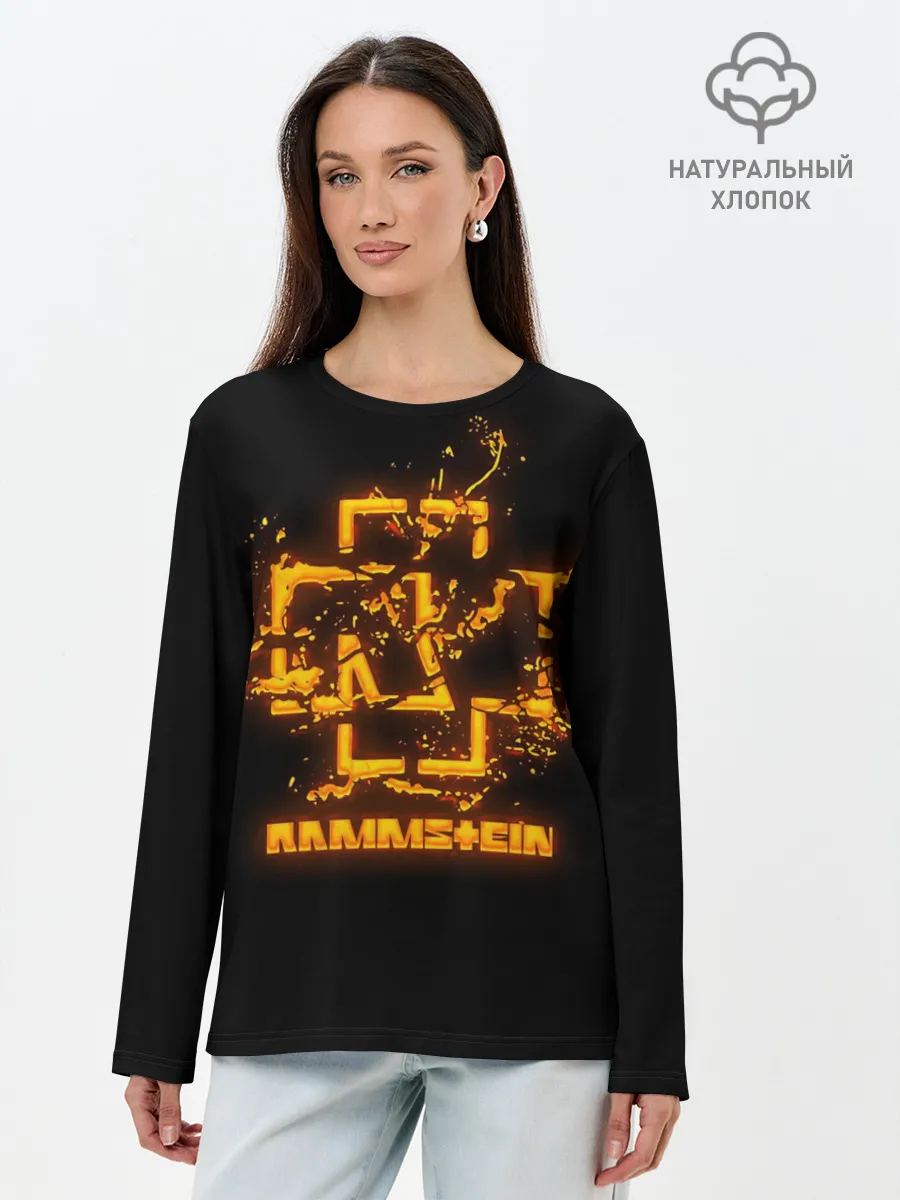 Лонгслив женский. Хлопок / RAMMSTEIN