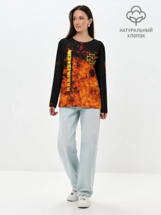 Лонгслив женский. Хлопок / RAMMSTEIN