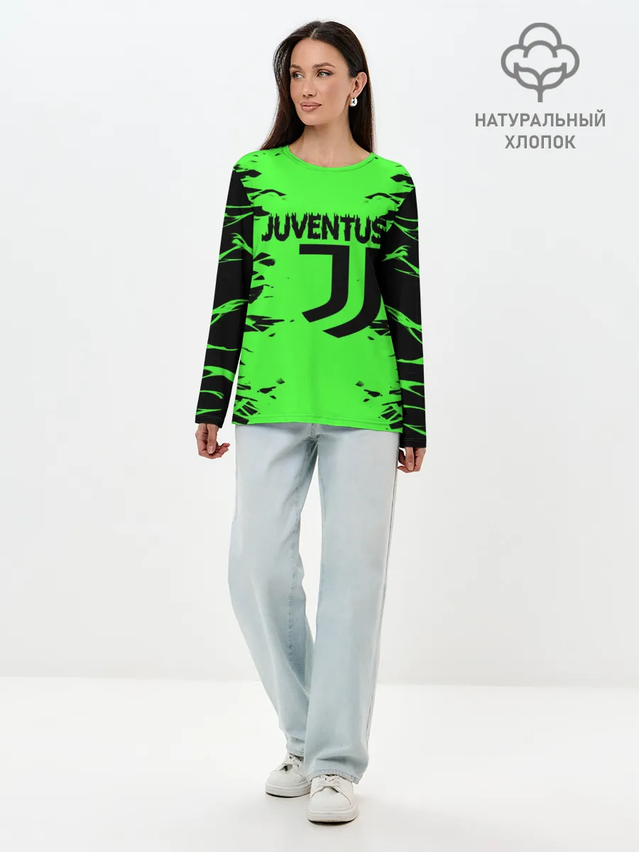 Лонгслив женский. Хлопок / JUVENTUS