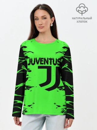 Лонгслив женский. Хлопок / JUVENTUS