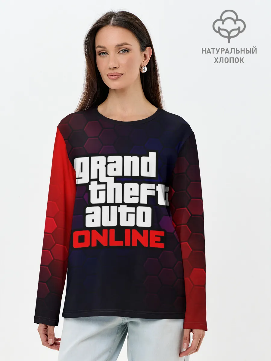 Лонгслив женский. Хлопок / GTA ONLINE / ГТА ОНЛАЙН