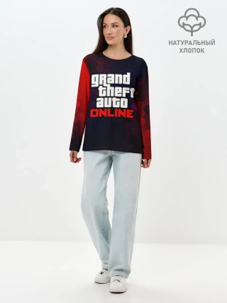 Лонгслив женский. Хлопок / GTA ONLINE / ГТА ОНЛАЙН