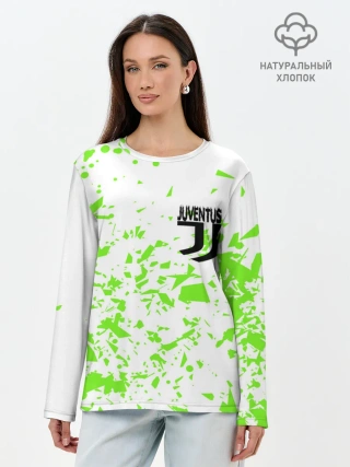 Лонгслив женский. Хлопок / JUVENTUS