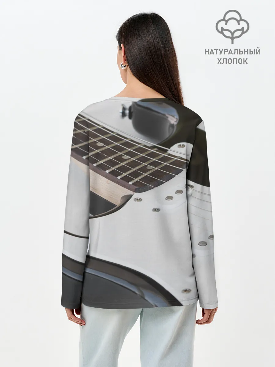 Лонгслив женский. Хлопок / Deep Purple