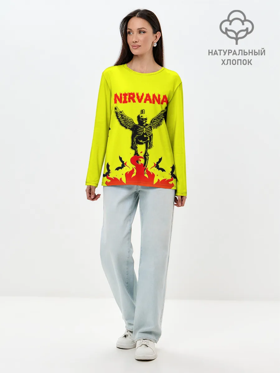 Лонгслив женский. Хлопок / NIRVANA