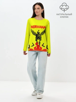 Лонгслив женский. Хлопок / NIRVANA