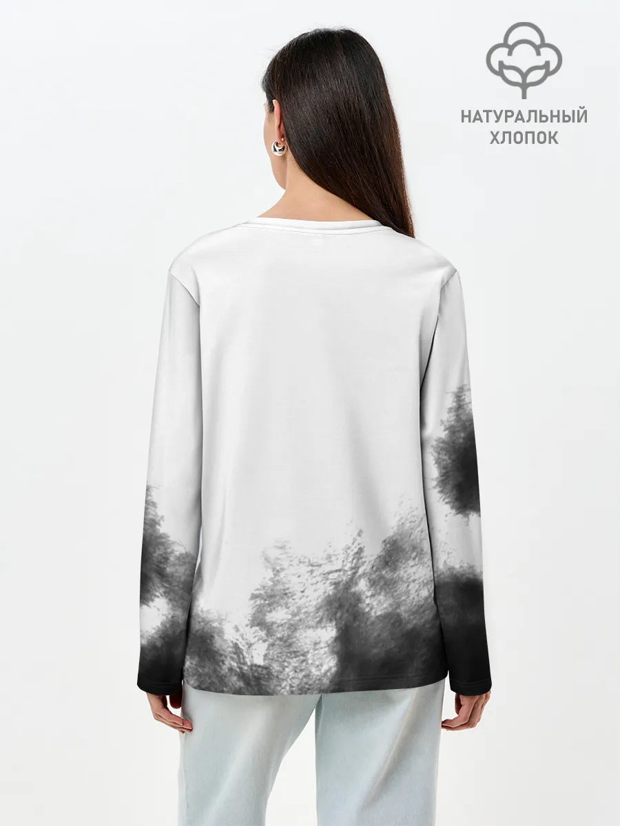 Лонгслив женский. Хлопок / Deep Purple