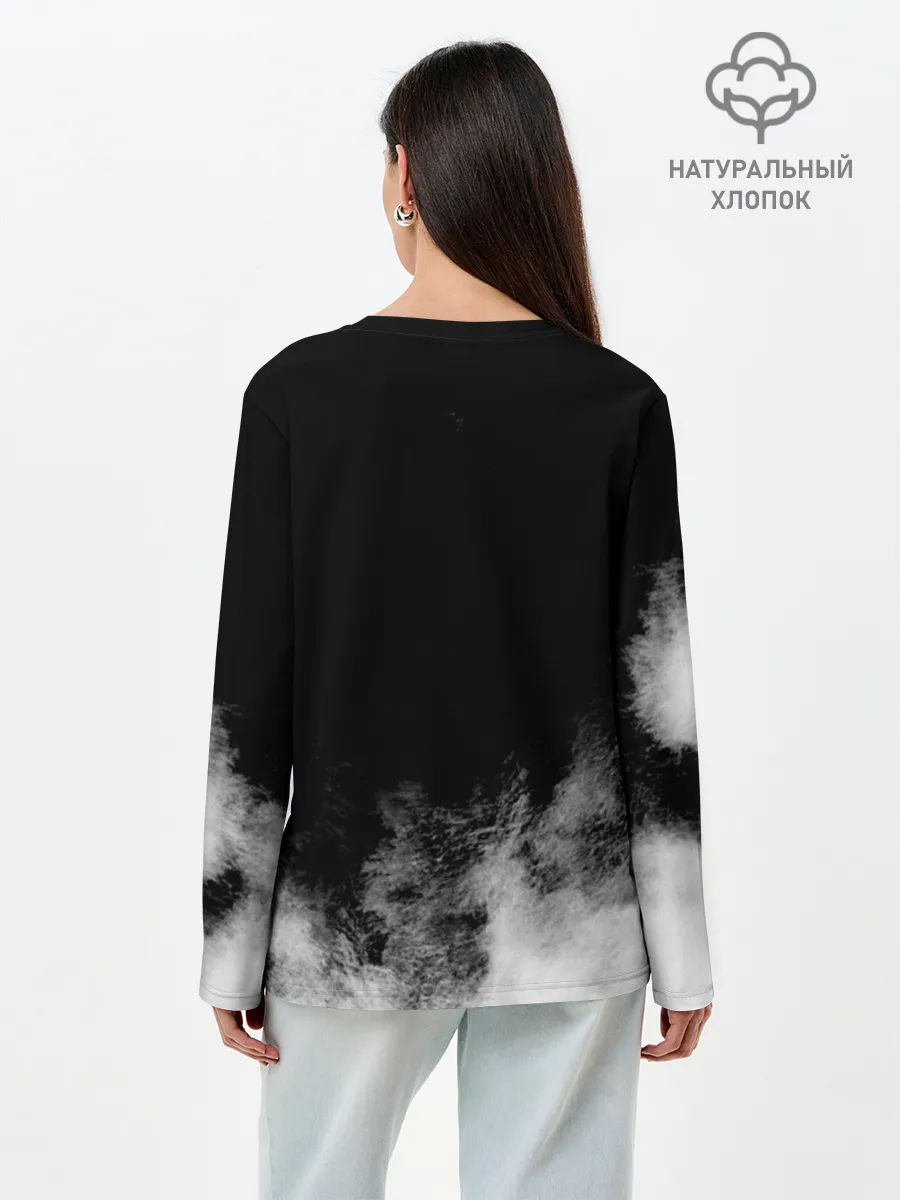 Лонгслив женский. Хлопок / Deep Purple