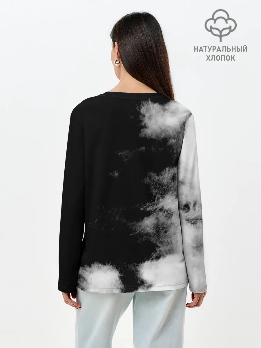 Лонгслив женский. Хлопок / Deep Purple