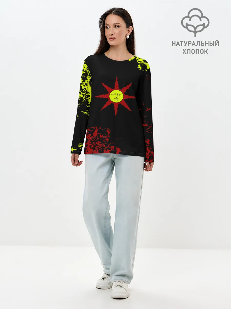 Лонгслив женский. Хлопок / Dark Souls