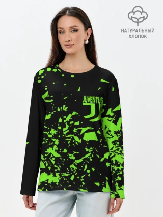 Лонгслив женский. Хлопок / JUVENTUS
