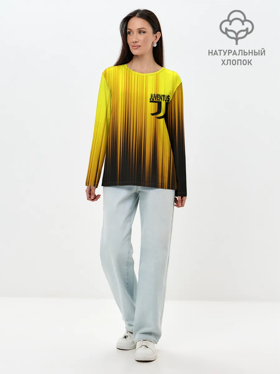 Лонгслив женский. Хлопок / JUVENTUS