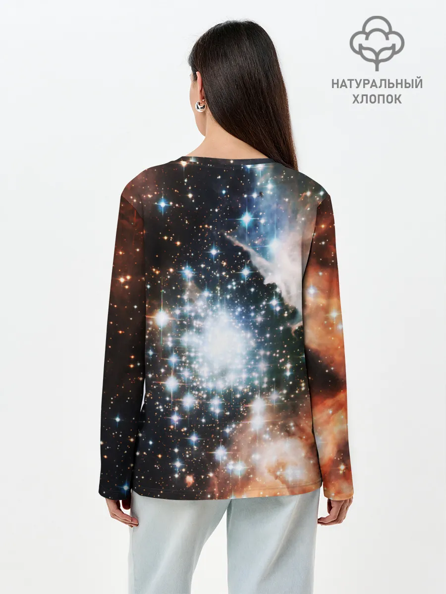 Лонгслив женский. Хлопок / COSMO STAR