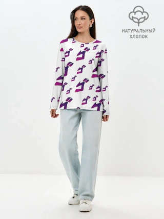 Лонгслив женский. Хлопок / JoJo Bizarre Adventure