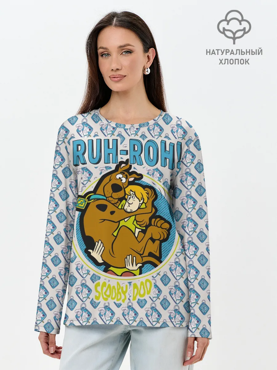 Лонгслив женский. Хлопок / Ruh-Roh!