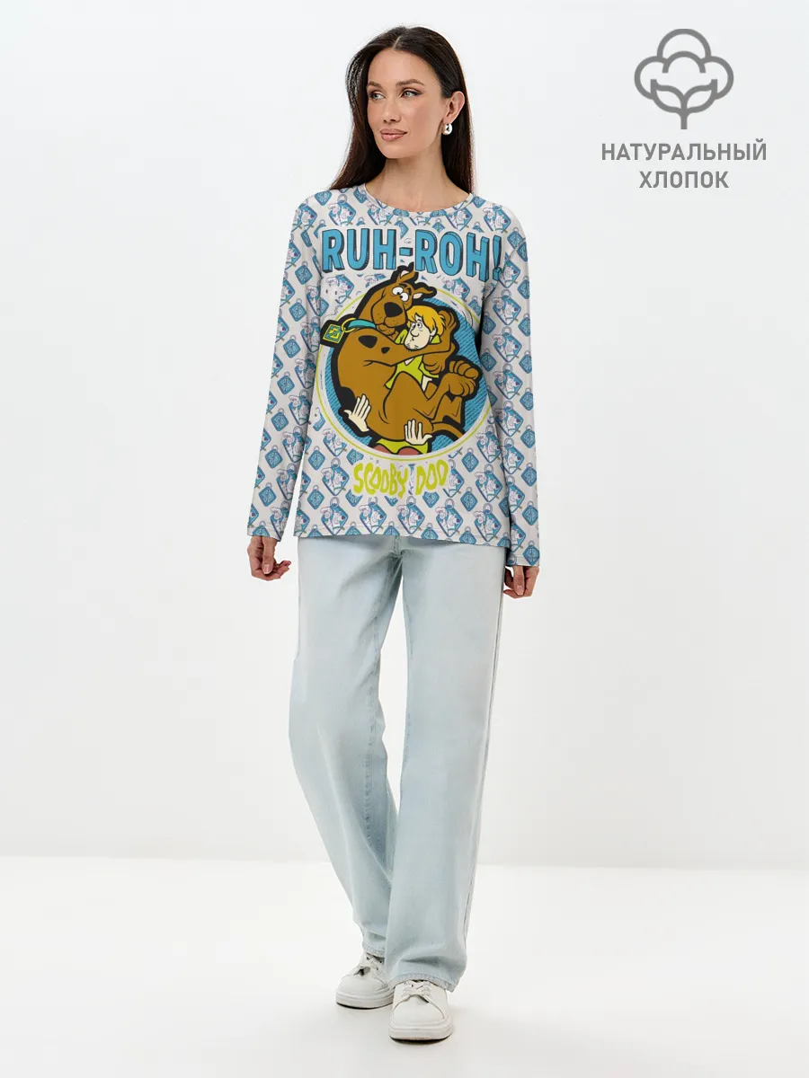 Лонгслив женский. Хлопок / Ruh-Roh!