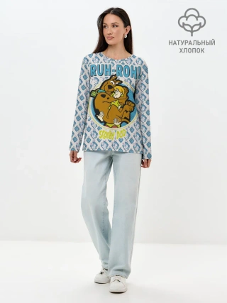 Лонгслив женский. Хлопок / Ruh-Roh!