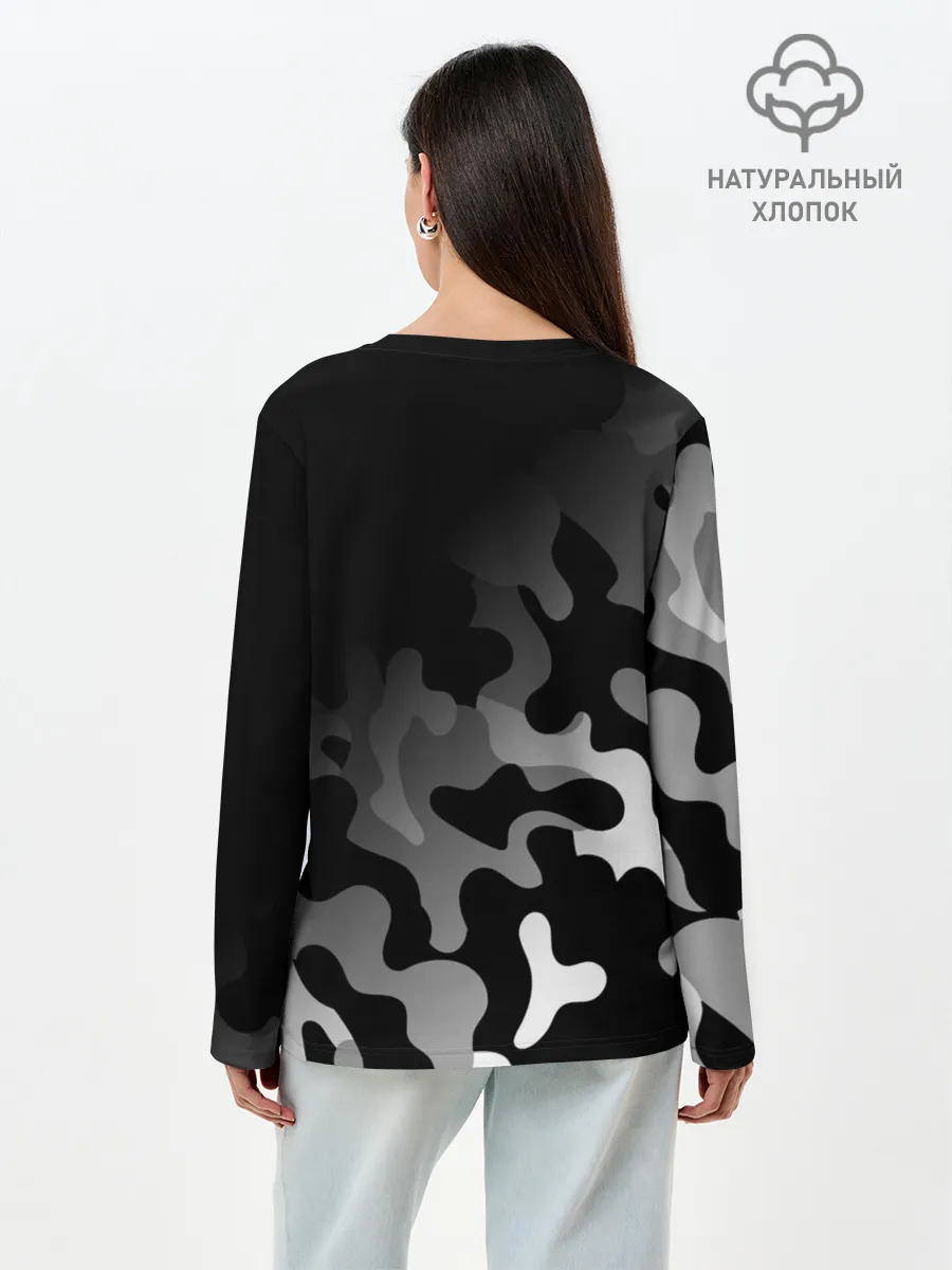 Лонгслив женский. Хлопок / JUVENTUS / ЮВЕНТУС