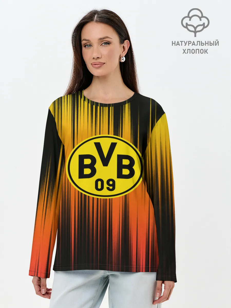 Лонгслив женский. Хлопок / Borussia