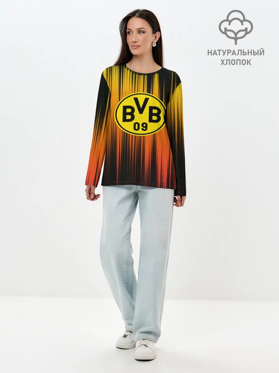 Лонгслив женский. Хлопок / Borussia