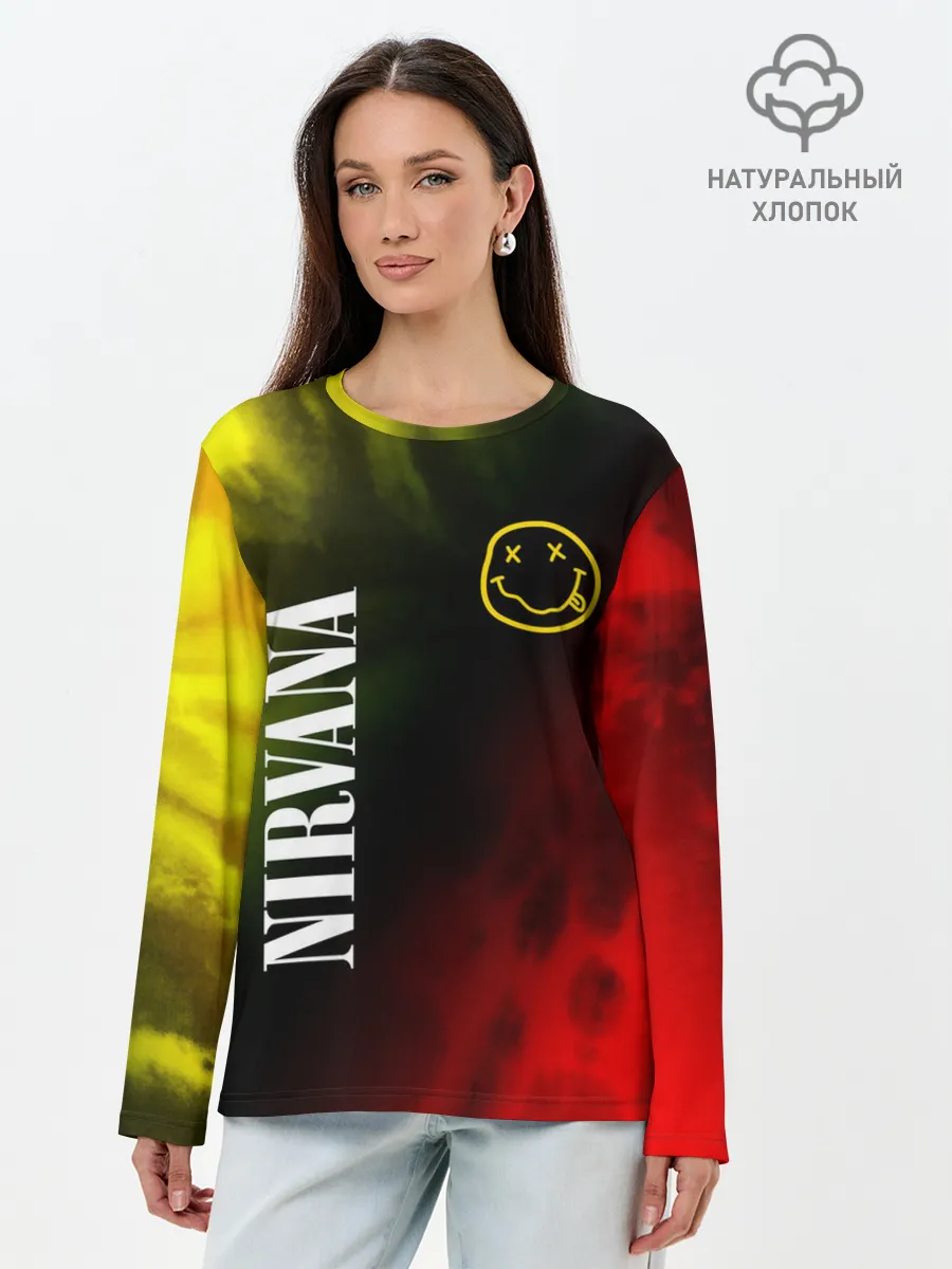 Лонгслив женский. Хлопок / NIRVANA / НИРВАНА