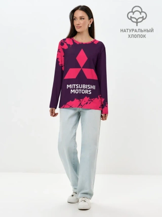 Лонгслив женский. Хлопок / MITSUBISHI / МИТСУБИСИ