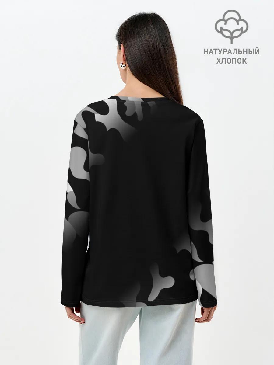 Лонгслив женский. Хлопок / JUVENTUS / ЮВЕНТУС