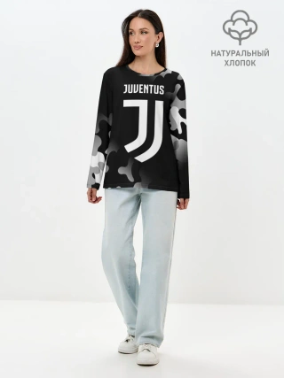 Лонгслив женский. Хлопок / JUVENTUS / ЮВЕНТУС
