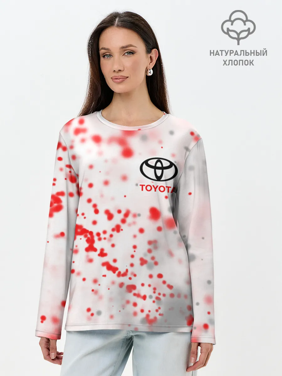 Лонгслив женский. Хлопок / TOYOTA / ТОЙОТА