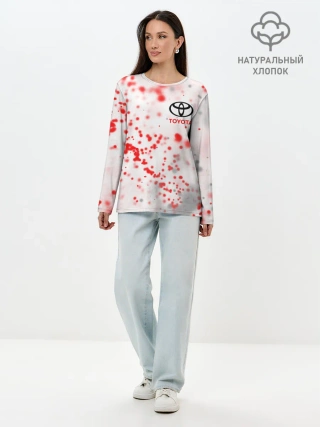 Лонгслив женский. Хлопок / TOYOTA / ТОЙОТА