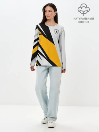 Лонгслив женский. Хлопок / Lamborghini