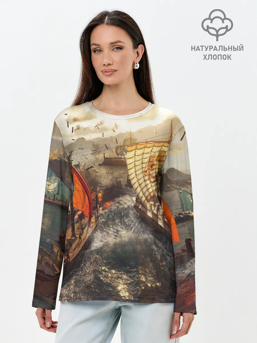 Лонгслив женский. Хлопок / ASSASSINS CREED