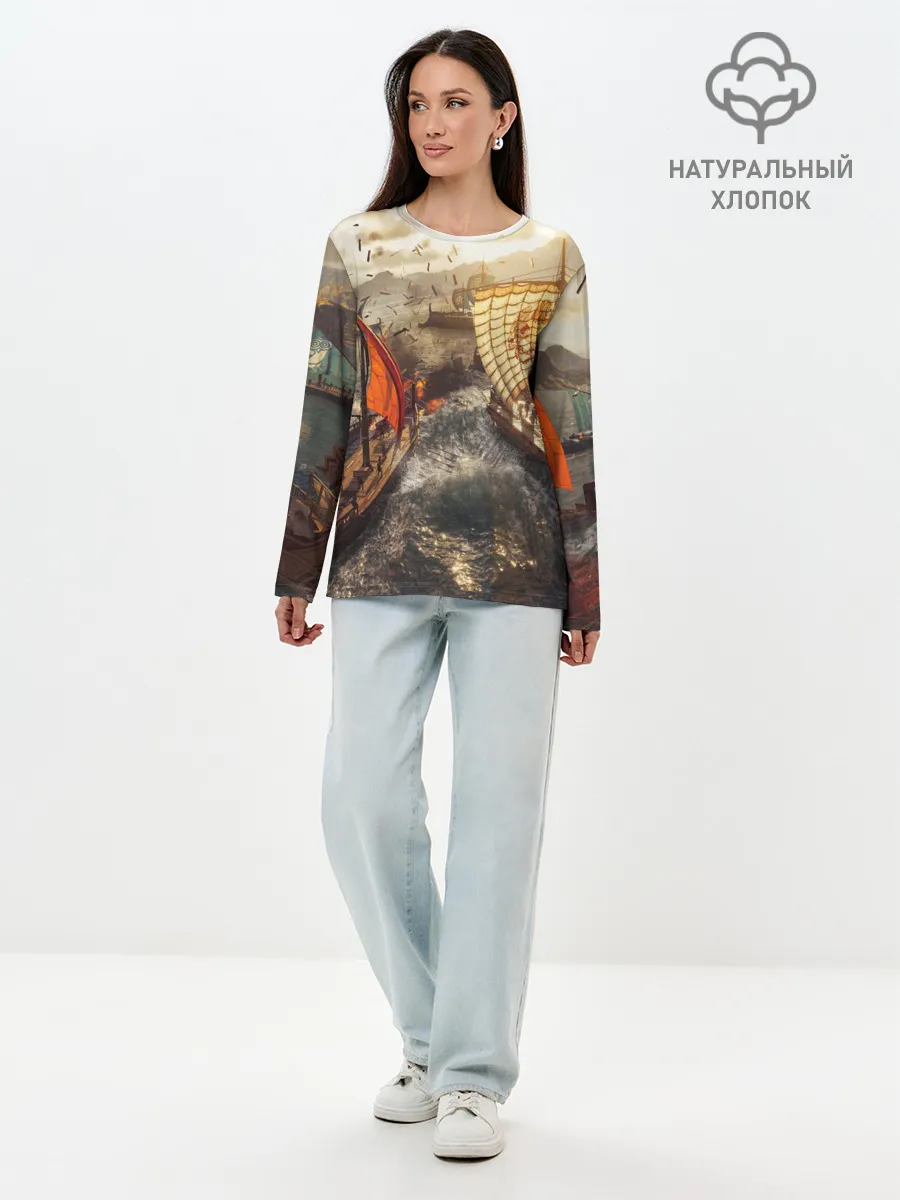 Лонгслив женский. Хлопок / ASSASSINS CREED