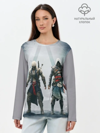 Лонгслив женский. Хлопок / ASSASSINS CREED