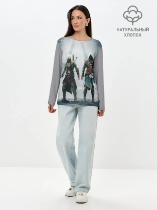 Лонгслив женский. Хлопок / ASSASSINS CREED