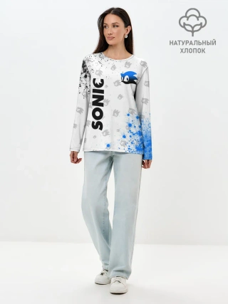 Лонгслив женский. Хлопок / СОНИК / SONIC