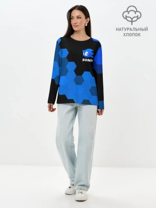 Лонгслив женский. Хлопок / СОНИК / SONIC
