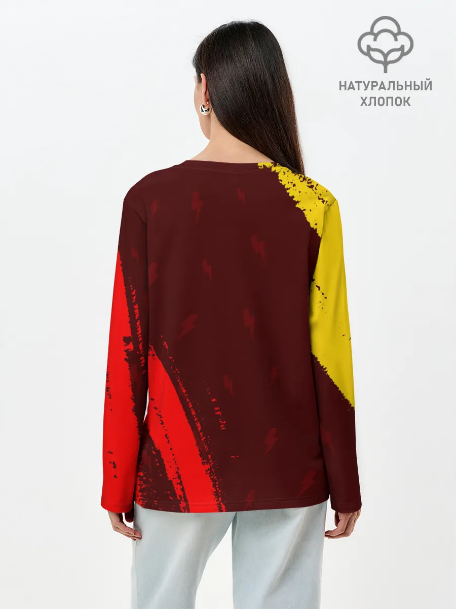 Лонгслив женский. Хлопок / AC DС