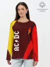 Лонгслив женский. Хлопок / AC DС