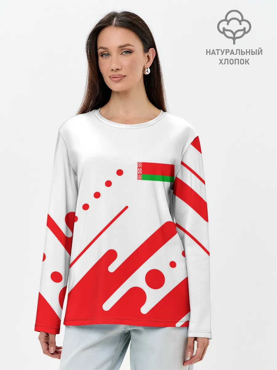 Лонгслив женский. Хлопок / БЕЛАРУСЬ