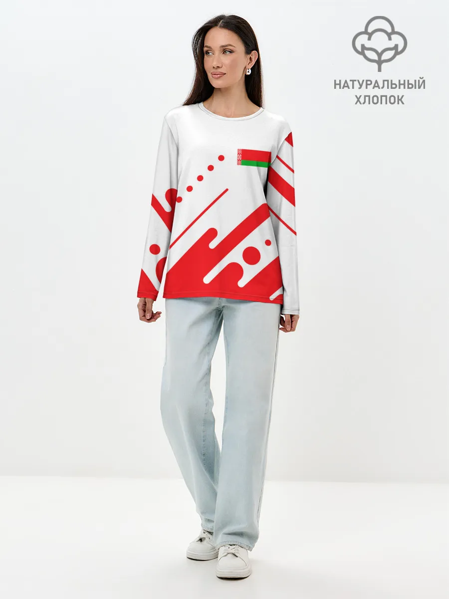 Лонгслив женский. Хлопок / БЕЛАРУСЬ