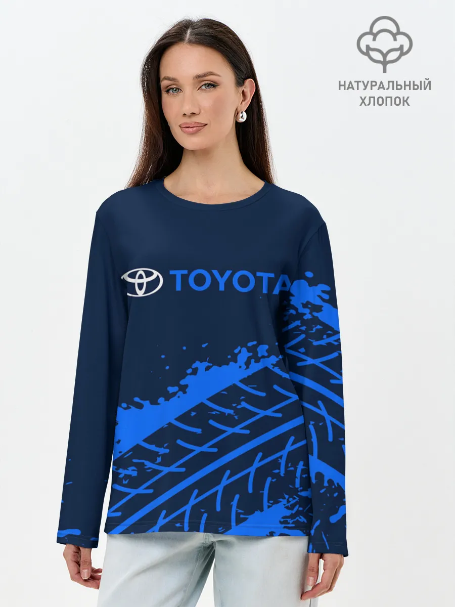 Лонгслив женский. Хлопок / TOYOTA / ТОЙОТА