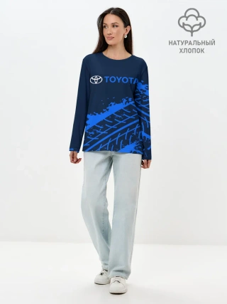 Лонгслив женский. Хлопок / TOYOTA / ТОЙОТА