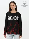 Лонгслив женский. Хлопок / AC DС