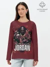 Лонгслив женский. Хлопок / MICHAEL JORDAN
