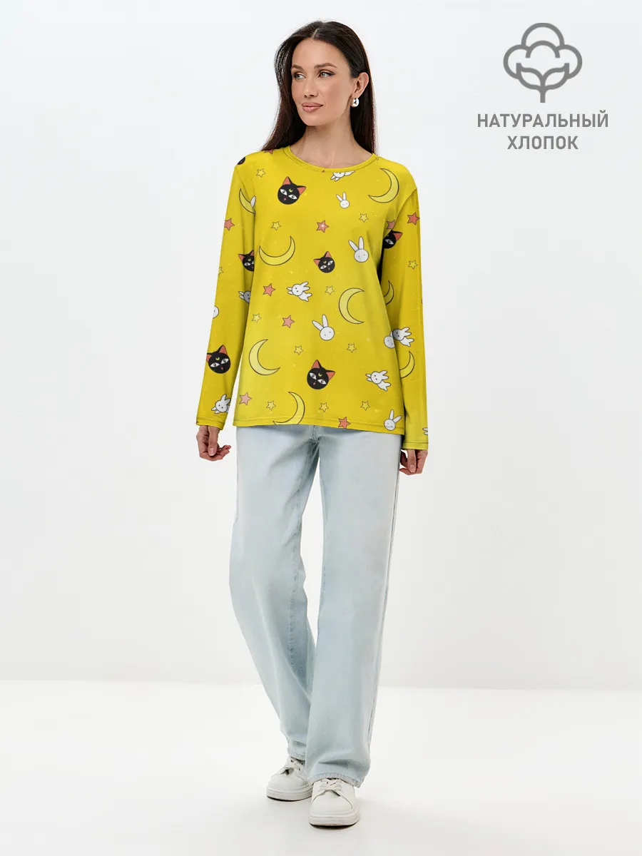 Лонгслив женский. Хлопок / СЕЙЛОР МУН